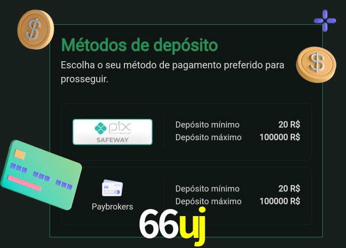 O cassino 66uj oferece uma grande variedade de métodos de pagamento
